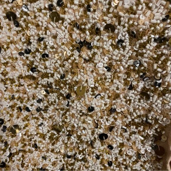 Anthropologie Postmark Light Pink Sequin Cardigan Sweater Small - Picture 4 of 8